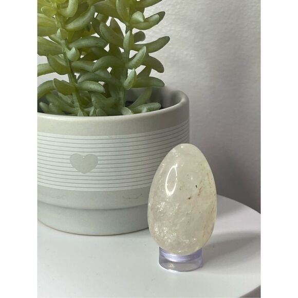 Artisan Other - Natural Polished Clear Quartz Egg